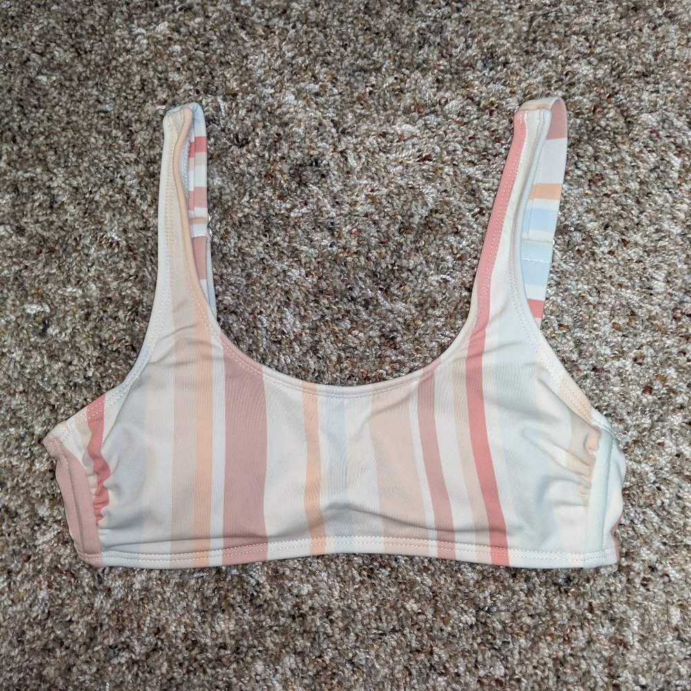 Striped Bikini Top